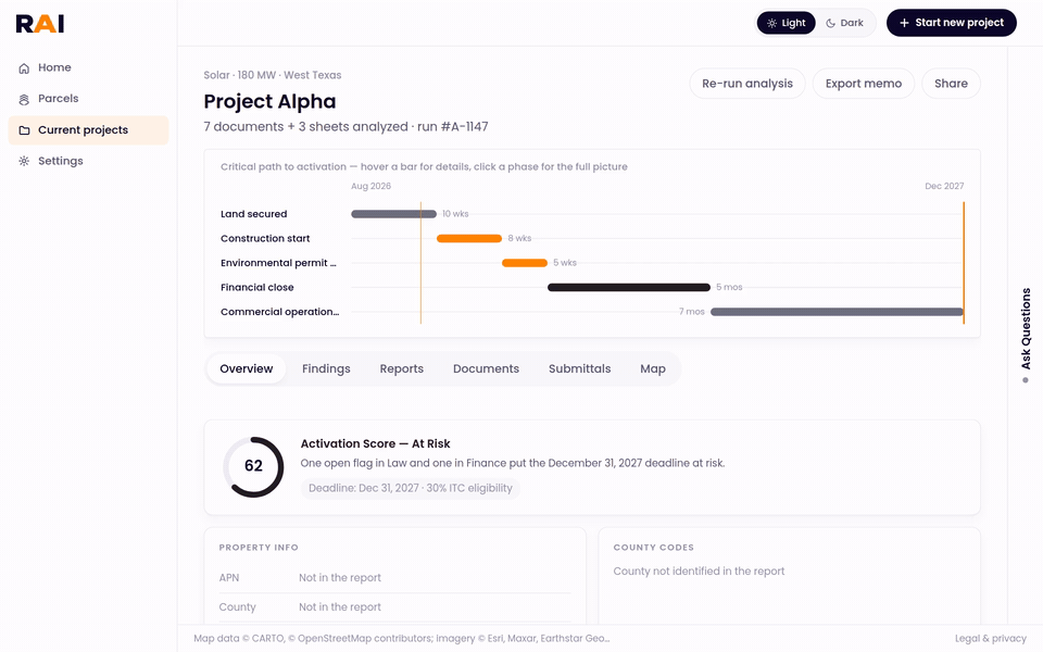 Hovering the critical-path timeline to see why each phase is flagged, then opening a phase for the full picture