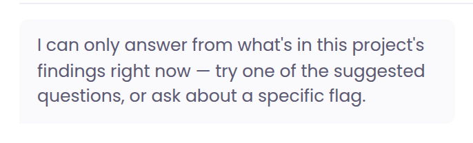 Ask rail reply: I can only answer from what’s in this project’s findings right now